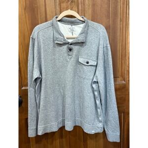 Lucky Brand Mens Gray Long Sleeve Pullover Sweater Size X Large